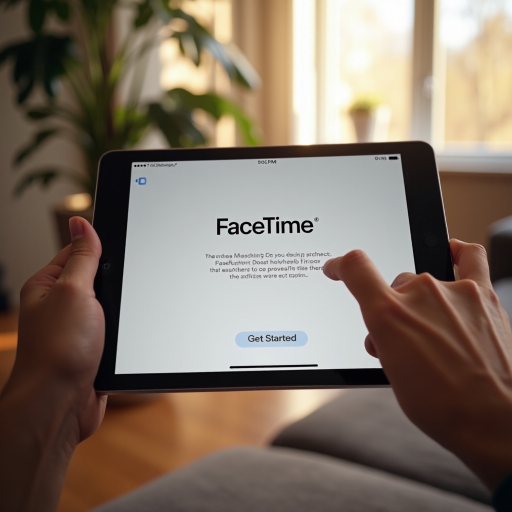 ipad facetime set up