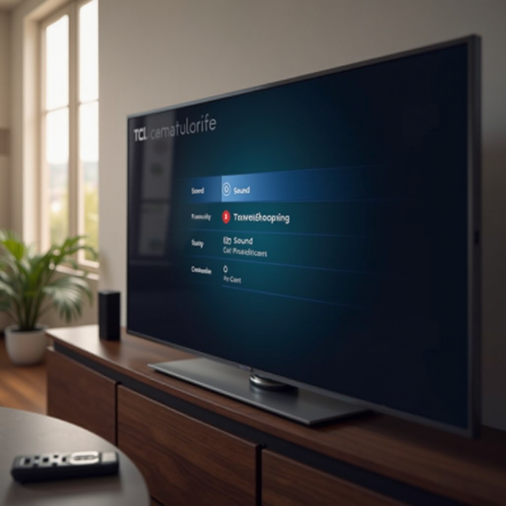 tcl tv sound not working