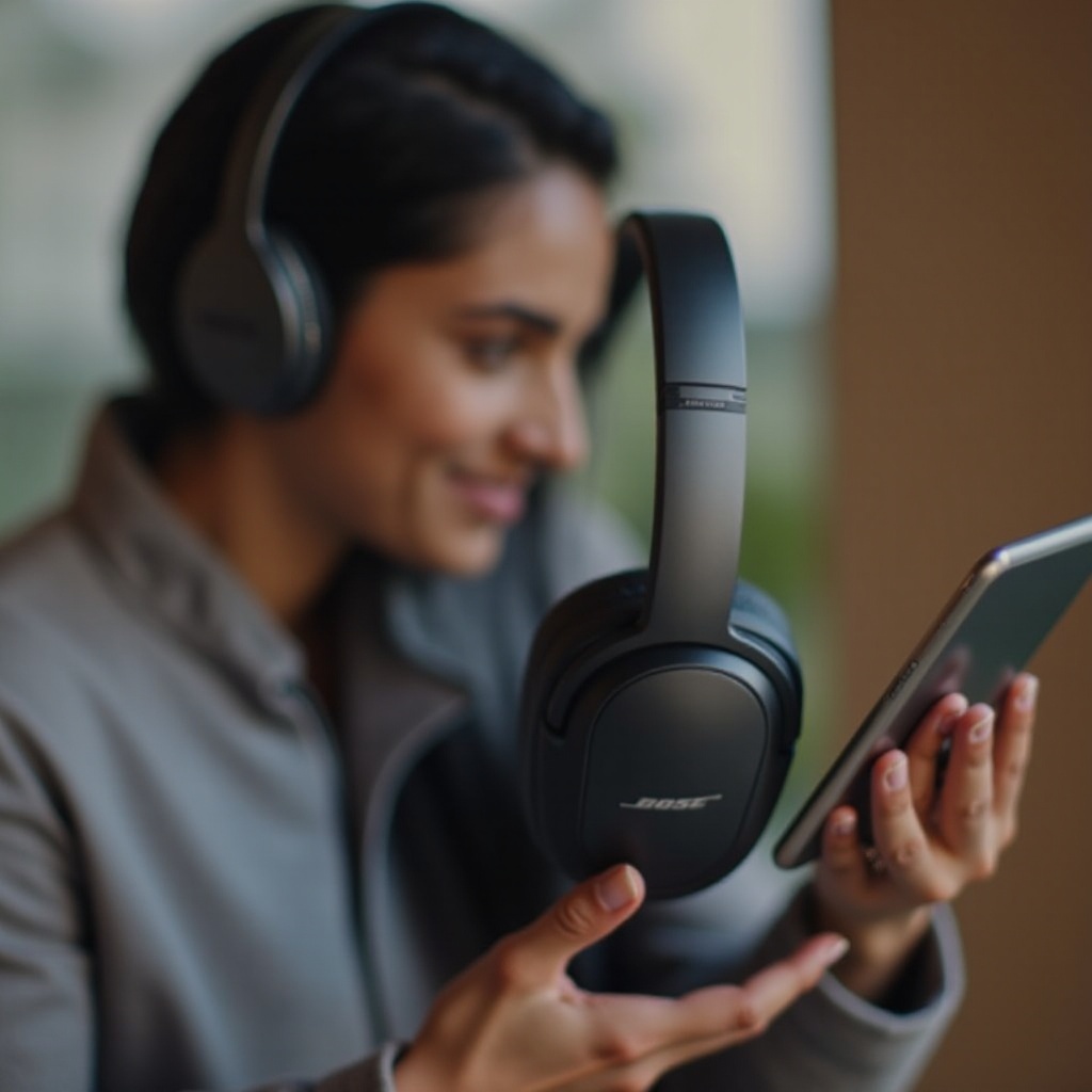 how to connect bose headphones to new device