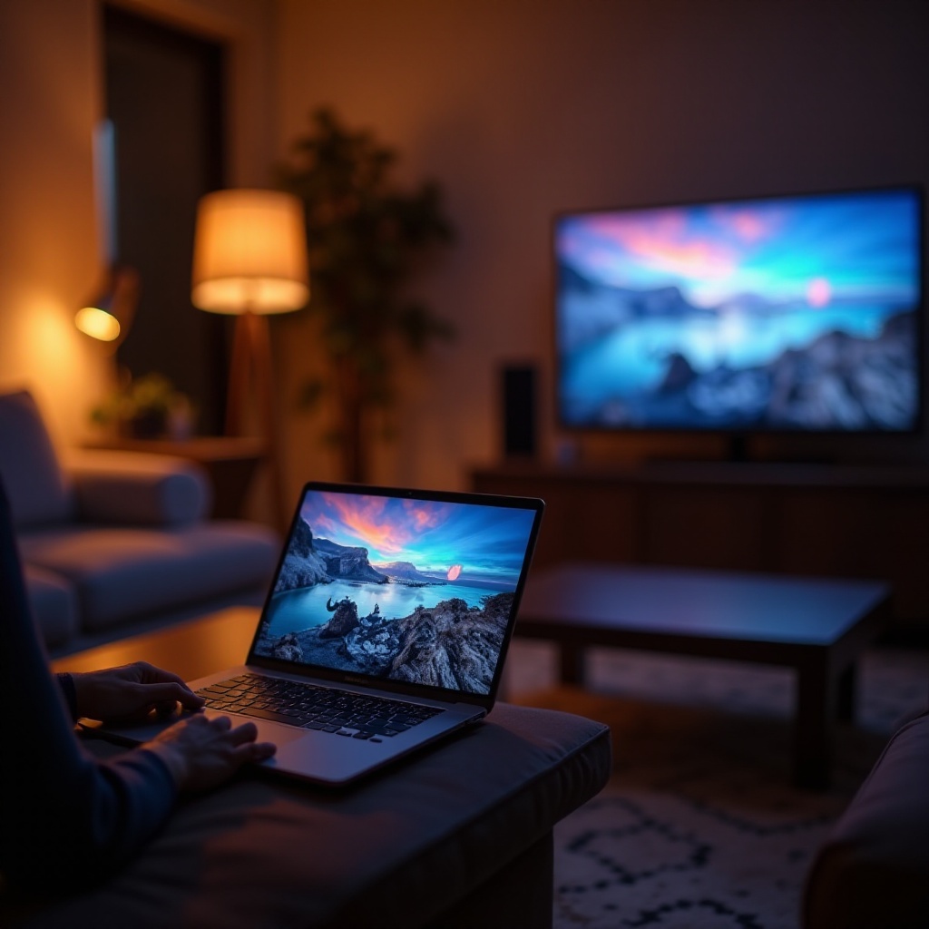 how do i stream from laptop to tv