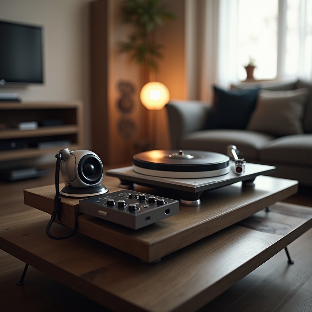 turntable speaker setup